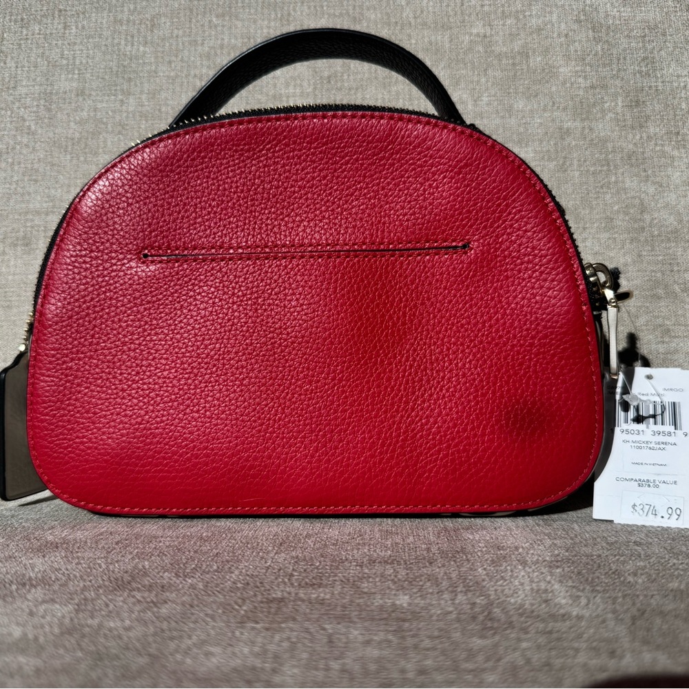 NWT Coach Disney Mickey Mouse X Keith Haring Serena Satchel & Matching Wallet - Picture 3 of 10